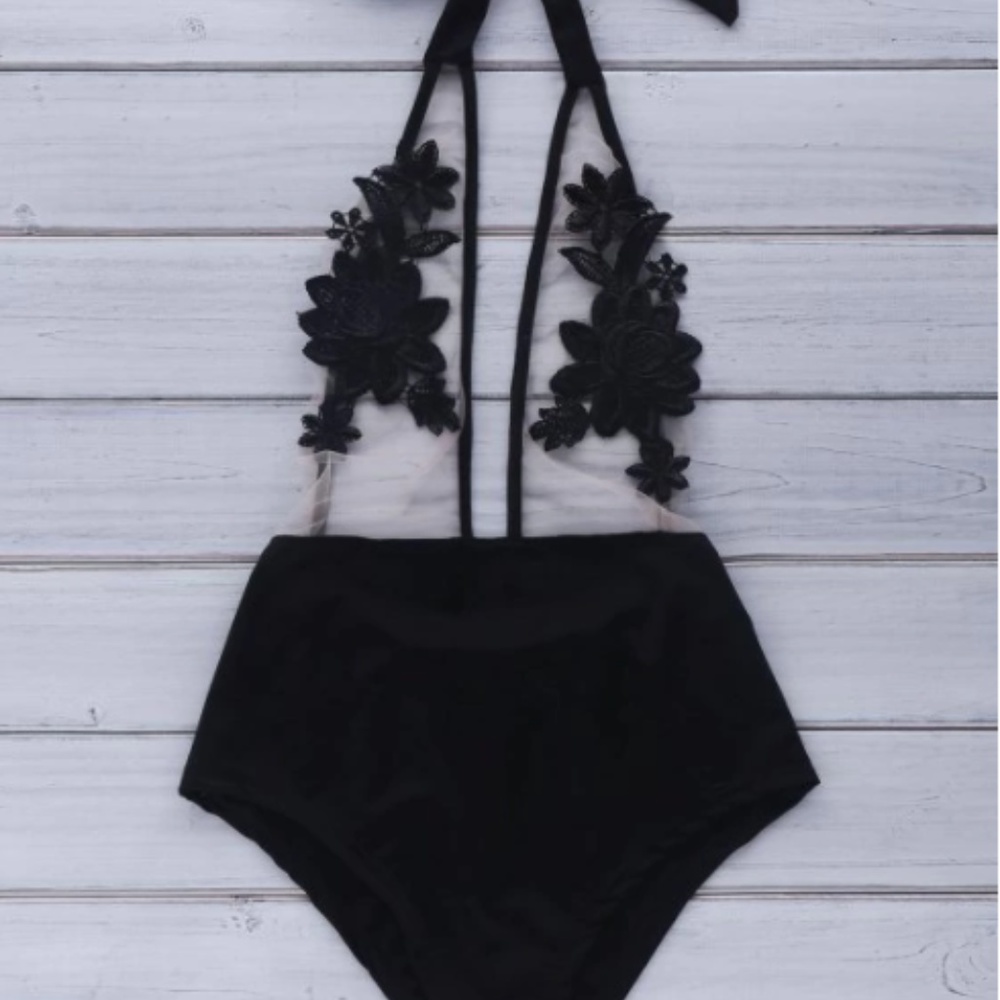 High Waist One-Piece Swimwear